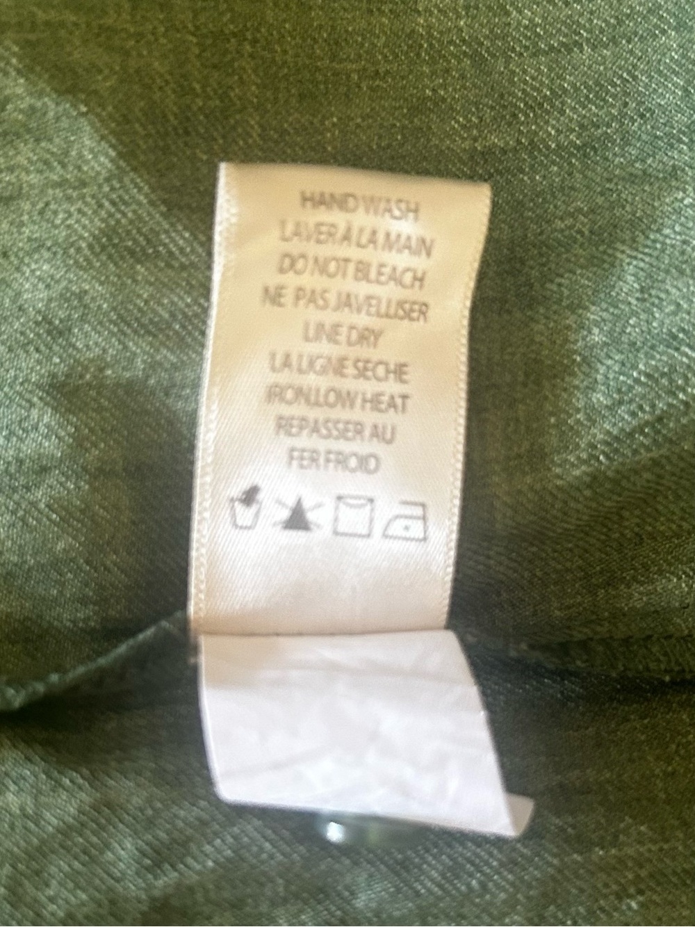 Max Studio London Sage Green Sleeveless Tiered Midi Dress Embroidered Trim - Picture 7 of 7
